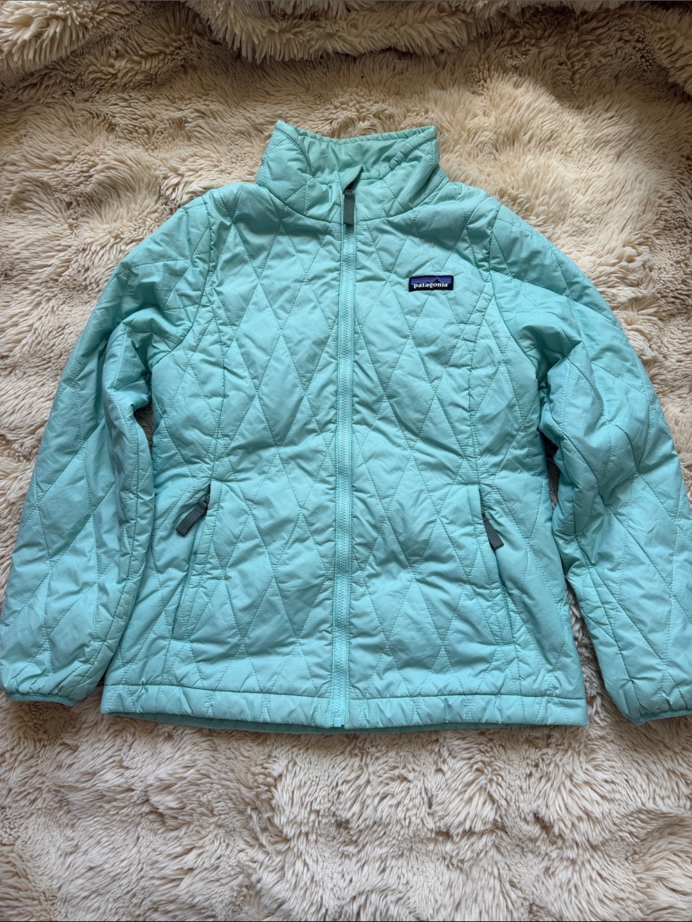 Patagonia Girls' Mint Quilted Puffer Jacket